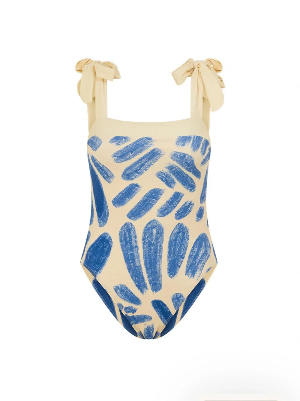 SABO Swim Azura - Brush Petal Cream One-Piece Swimsuit